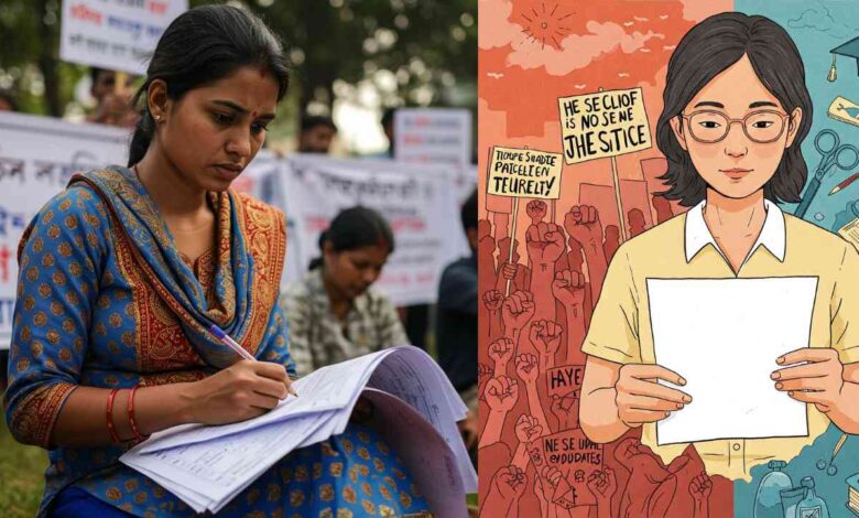SSC Teachers Protest 2025